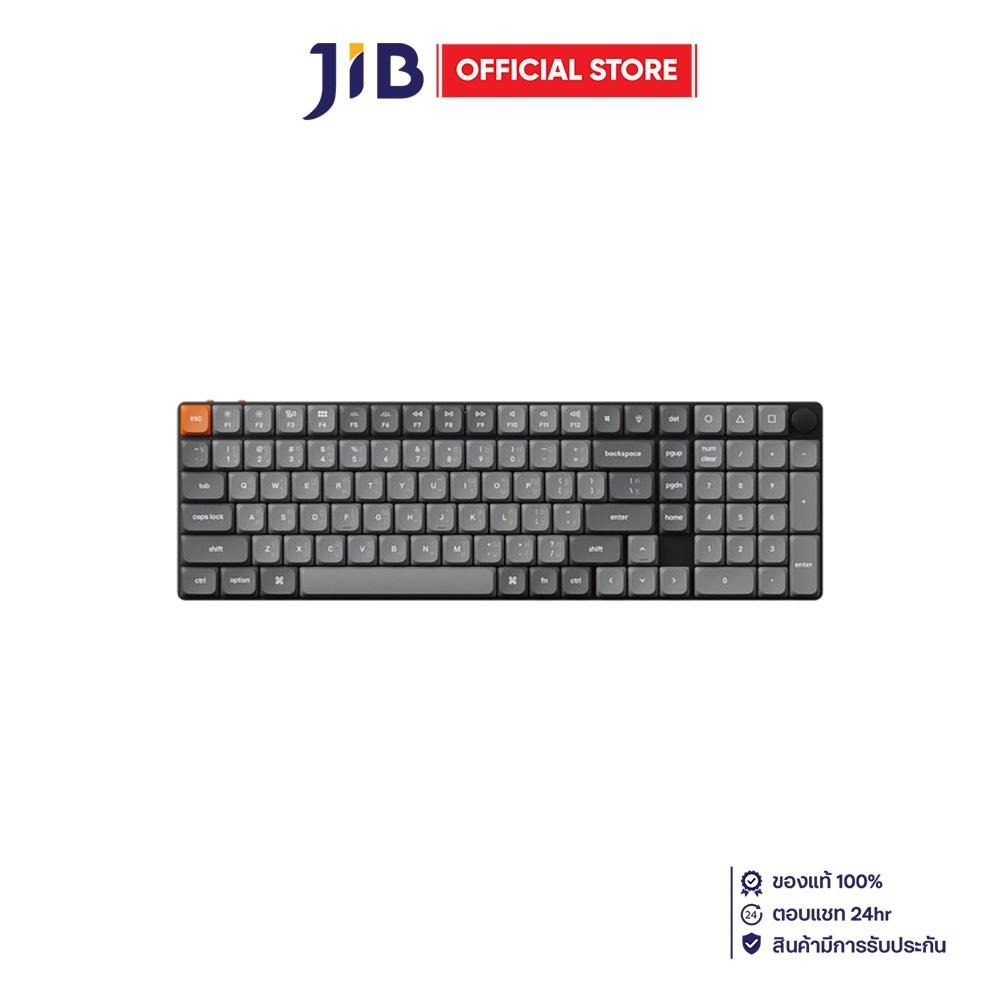 WIRELESS KEYBOARD (คีย์บอร์ดไร้สาย) KEYCHRON K17 MAX - QMK/VIA GATERON LOW-PROFILE BANANA SWITCH RGB