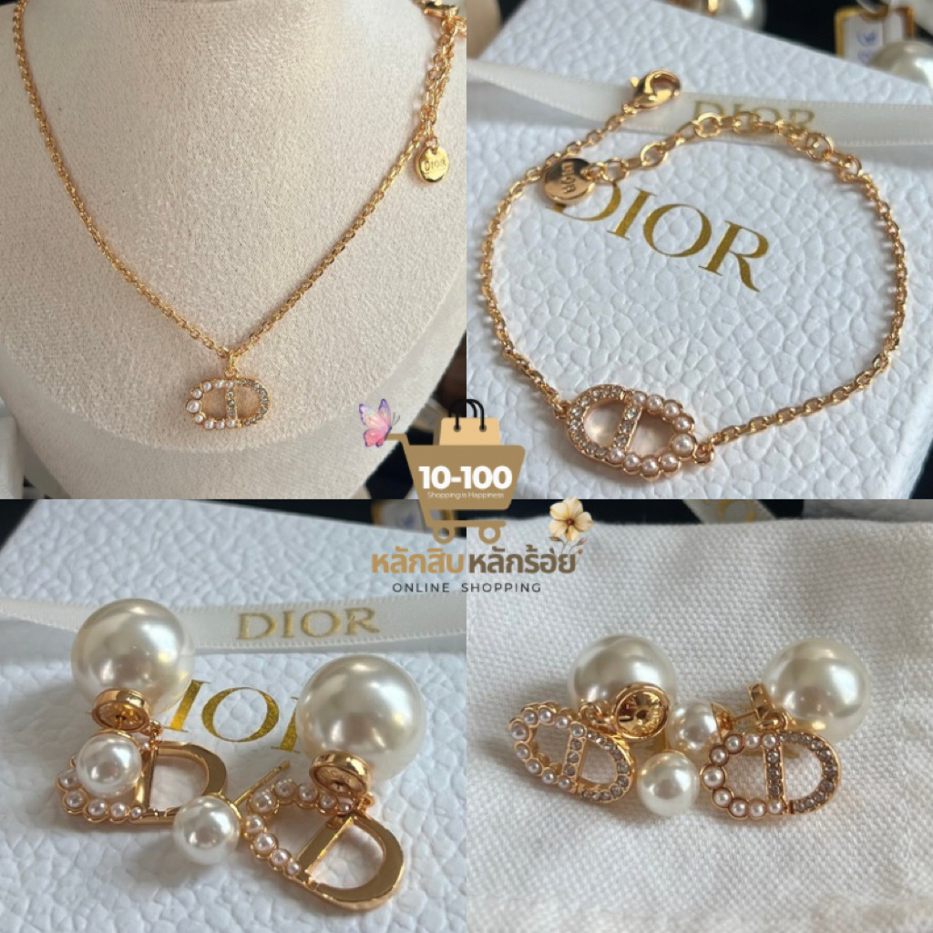 💎 สร้อยคอ+สร้อยข้อมือ+ต่างหู+แหวน งานดิ VVIP 1:1  ระดับพรีเมียม รายละเอียดเป๊ะทุกองศา งานที่สวยเนียน