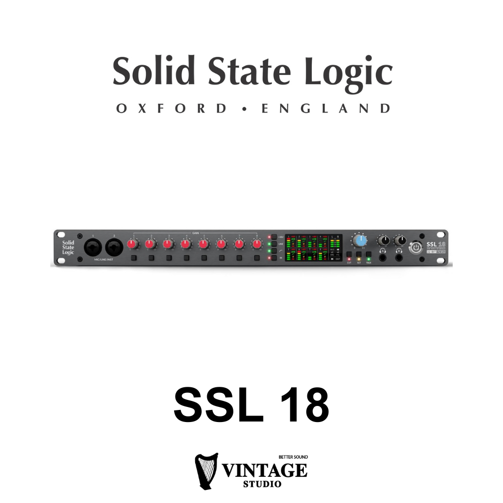 SSL 18 Audio Interface 32 bit 192 kHz | Solid State Logic Thailand