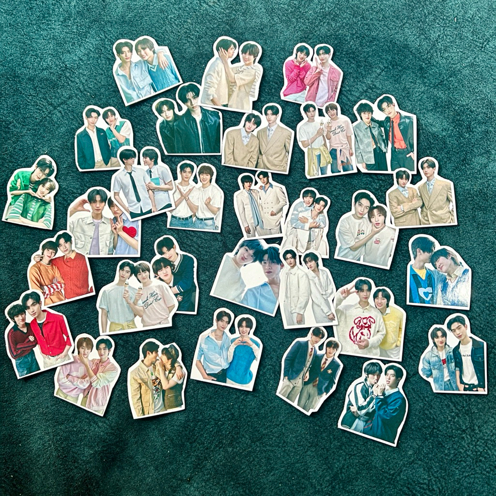 สติ้กเกอร์ไดคัทโทมัสก้องสุดหล่อมีทั้งแบบคู่และแบบเดี่ยว1เซตมี30-36ชิ้น