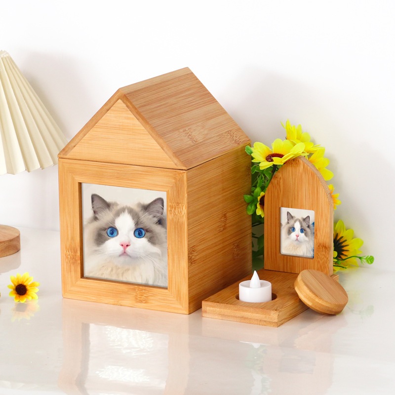 โกศหมา กล่องและกรอบเก็บกระดูกหมา รูปนแมว โกศกล่องเก็บกระดูก กล่องใส่กระดูก Custom-made