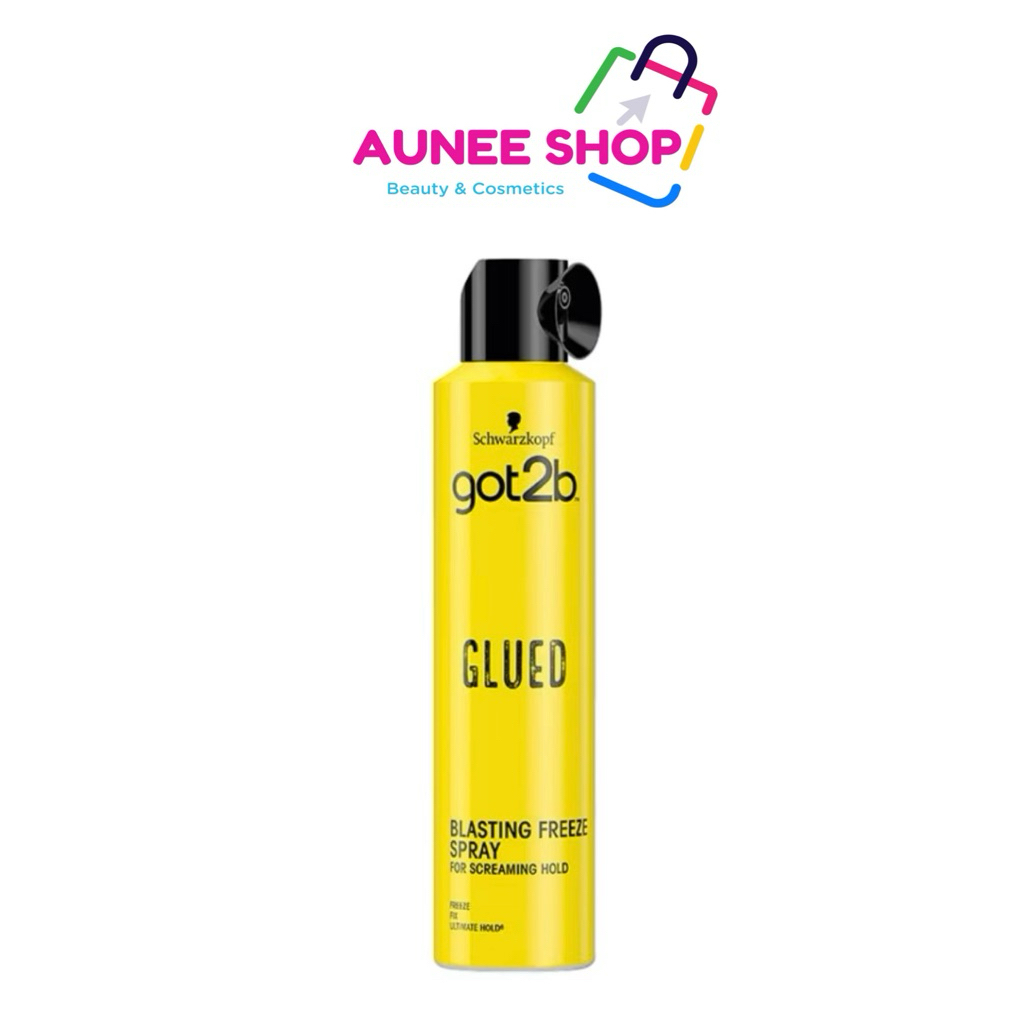 Schwarzkopf Got2b Glued Blasting Freeze Spray 300 ml. ชวาร์สคอฟ ก๊อตทูบี สเปรย์จัดแต่งทรงผม