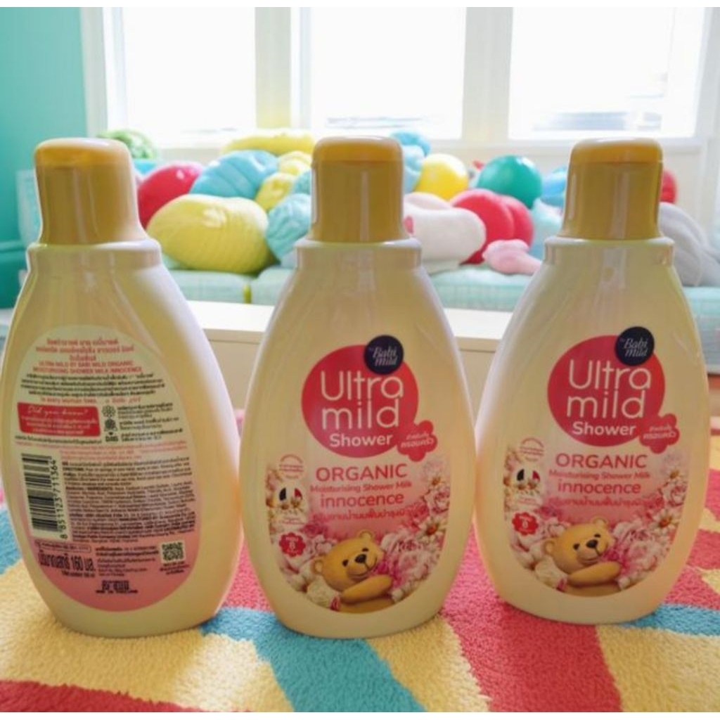 ครีมอาบน้ำ อินโนเซ้นส์ เบบี้มายด์ อัลตร้า Innocence ultra milk shower cream 160ml อาบน้ำนม ฟื้นฟูผิว butter bear หอม