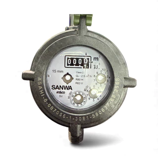 SANWA SV-P15 LITE มิเตอร์น้ำพลาสติก 1/2" (4 หุน) ราคา/1ชุด