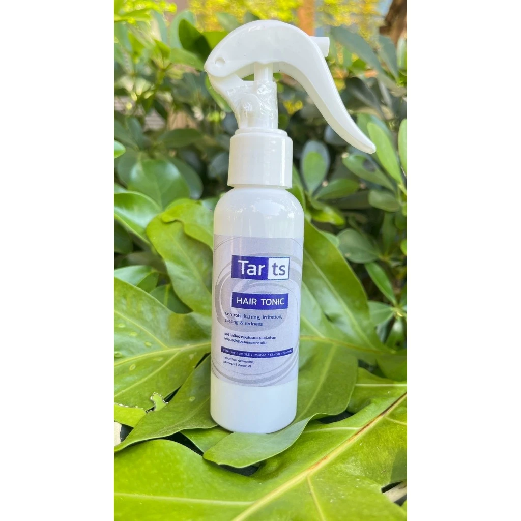 TARts Hair Tonic (100ml) บำรุงเส้นผมและหนังศีรษะ ช่วยขจัดรังแค คัน ที่เกิดจากลอกอักเสบ สะเก็ดเงิน เซบเดิร์ม