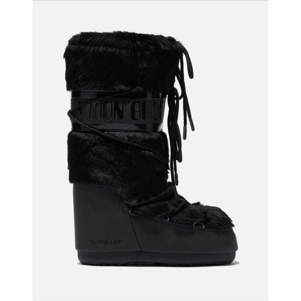พร้อมส่ง Moon Boot ของแท้ รุ่นขนเฟอร์สีดำ ข้อยาว