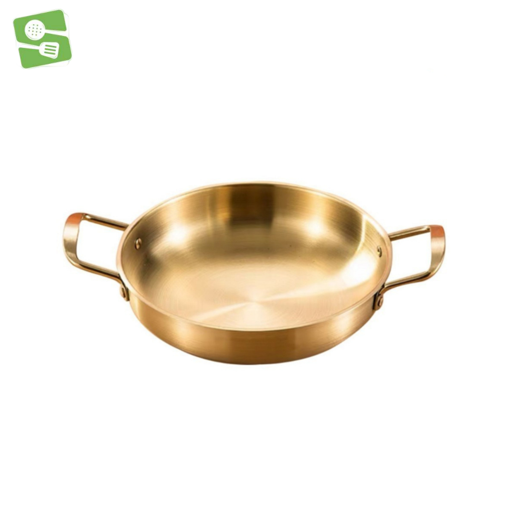 หม้อต้มมาม่าเกาหลี ชามมาม่า korean pot สแตนเลสหนาอย่างดี พร้อมที่จับ ร้อนเร็ว Simple Kitchen