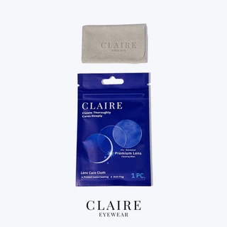 CLAIRE : ผ้าเช็ดเลนส์แว่นตา ไล่ฝ้า ลดหมอกพร้อมใช้งาน | Claire Lens Care Cloth