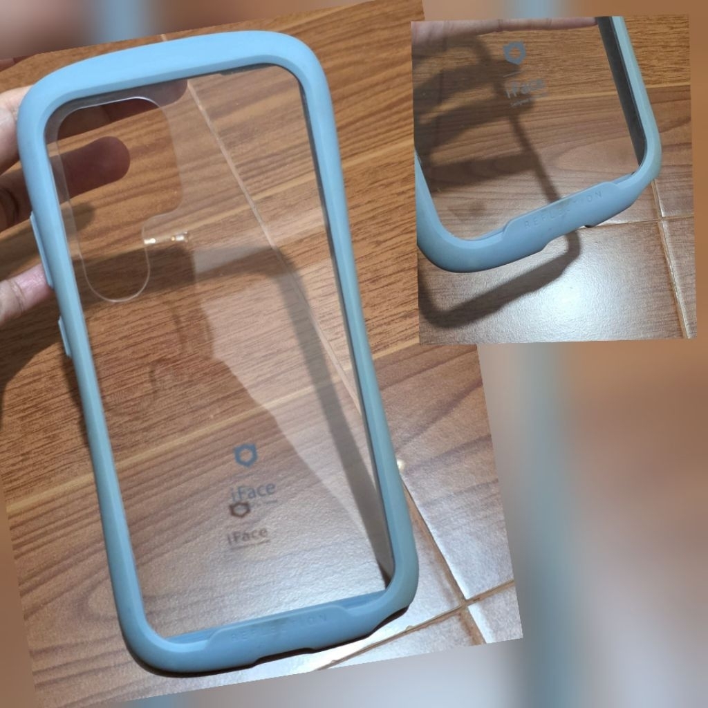 iface - แท้ 100% Case Samsung S24 Ultra เคสซัมซุง สีฟ้า มือสอง เคสไข่ iface ดีไซน์เก๋ จับถนัดมือค่ะ-