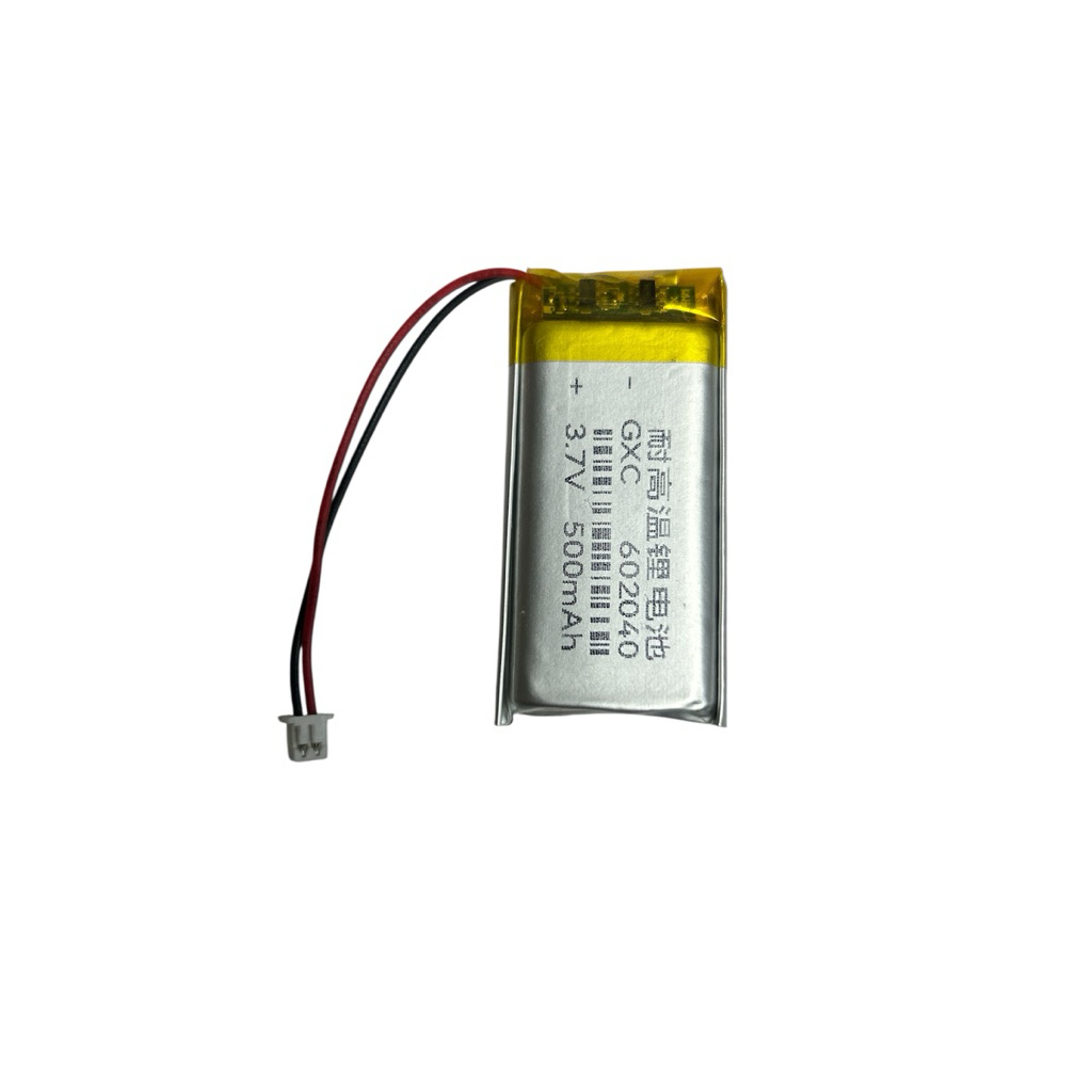 jst 1.25 602040 3.7V 500MAh LiPoแ บบชาร์จไฟได้สำหรับ DIY Mp3 DVDบันทึกGPSวิดีโอกล้องบลูทูธ