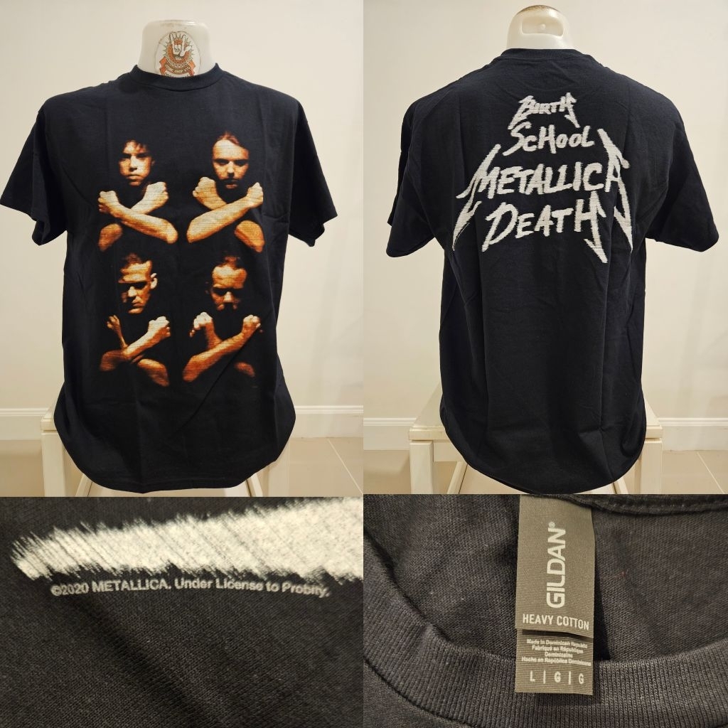 🌍เสื้อวง METALLlCA ลิขสิทธิ์แท้ 100% ป้ายGILDAN UK