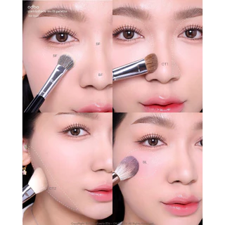 OD1331 พาเลต แกลม แอนด์ เชด มัลติ พาเลต﻿ ODBO Glam & Shade Multi Palette 3 In 1 ODBO โอดีบีโอ
