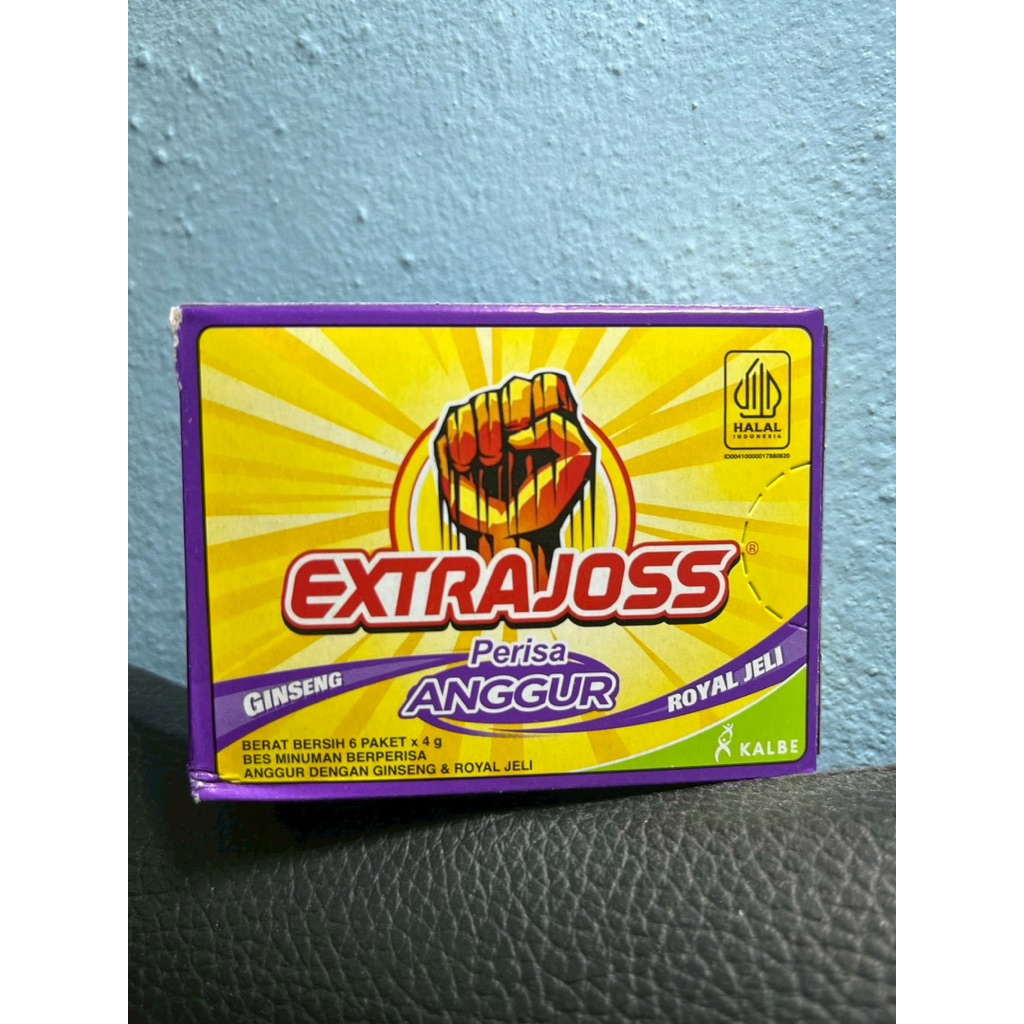 Extra joss grape🍇/Extra joss anggur 1 กล่องมี 6 ซอง สินค้าแท้จาก 🇲🇾