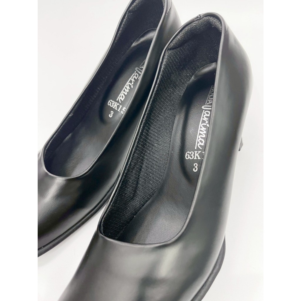 รุ่น 63K15 รองเท้าคัทชูนักศึกษา หัวตัด สูง 2.5 นิ้ว เริ่มต้น เบอร์ 3-10  (รูปเท้าอูม ควรเผื่อไซส์) - รูปที่ 4