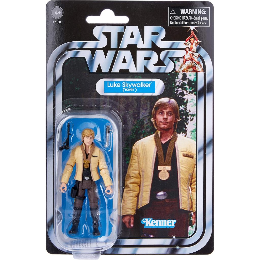 Star Wars Vintage Luke Skywalker Yavin 3.75 inch Figure Exclusive ตุ๊กตาสตาร์วอลล์ ของแท้ 100%