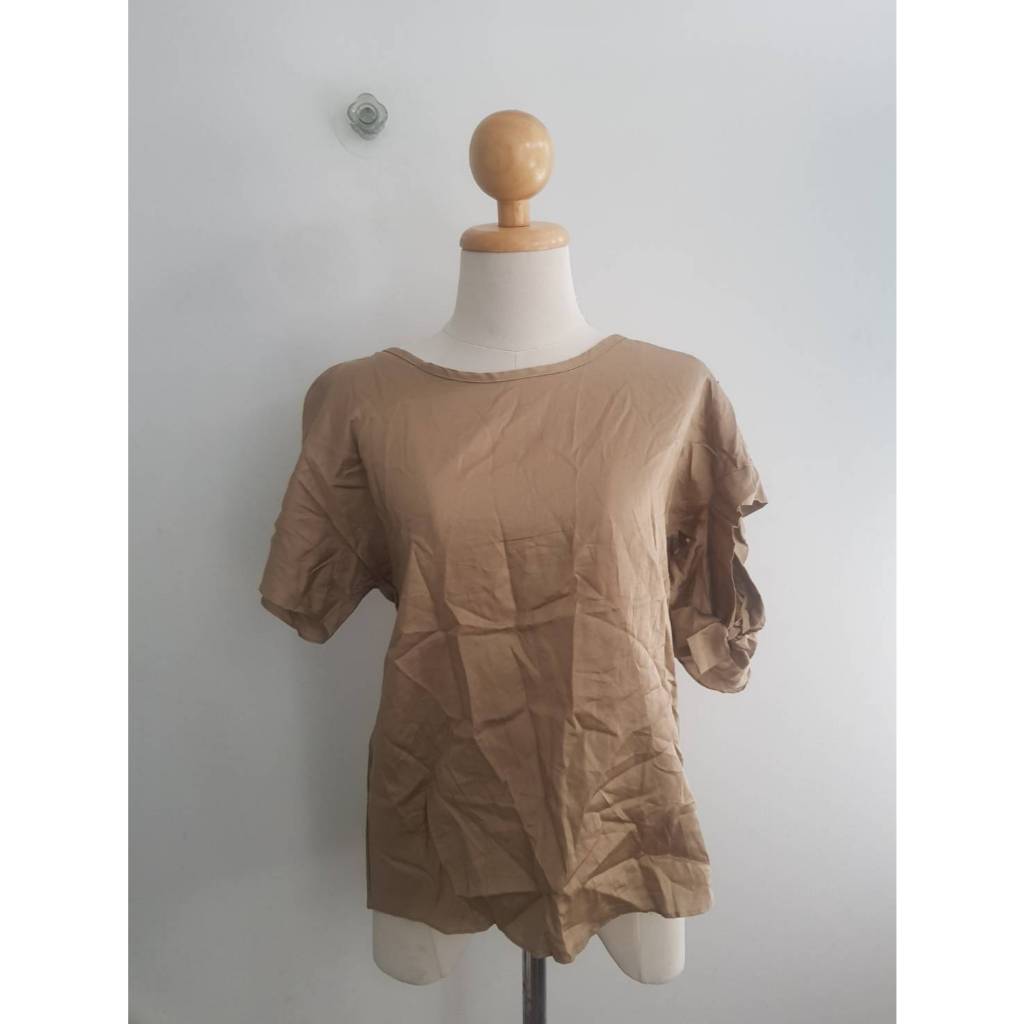 BRB-27เสื้อคอตตอตแต่งแขนข้างนึง Sweet & Cool 40/23