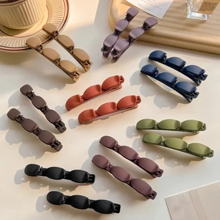 พร้อมส่ง!🇹🇭 ราคา/คู่ กิ๊บหวีถักผม เพิ่มวอลลุ่ม รุ่น Minimal Matte ยกโคนผมเพิ่มวอลลุ่ม จัดทรงง่ายหนีบแน่น เนื้องานเกาหลี