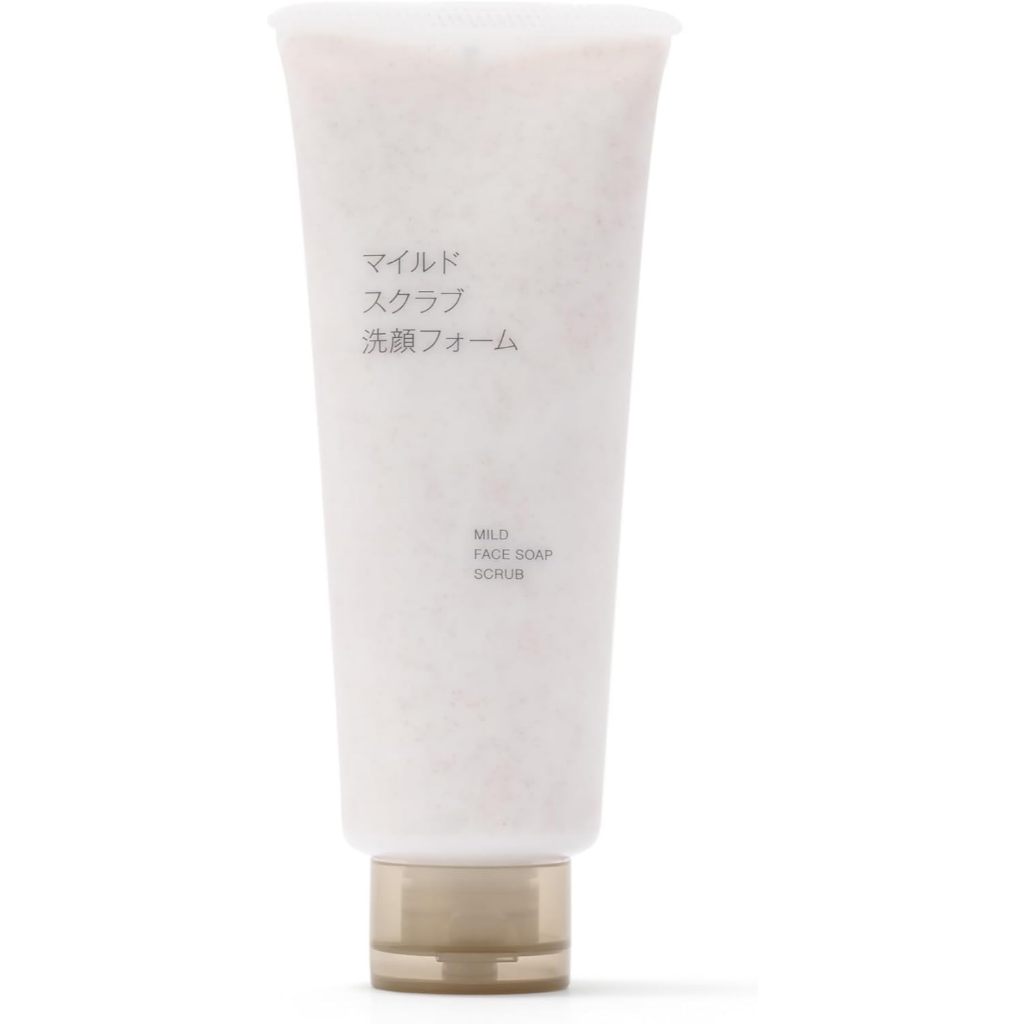 MUJI  Mild Scrub Facial Wash Foam, โฟมสครับมูจิ จากญี่ปุ่น ขนาด 150 g. ของแท้ 100%