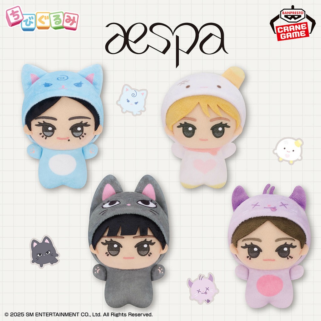 [Pre-order〡พร้อมส่ง🚛] aespa - ตุ๊กตา Chibigurumi ～  Character costumes