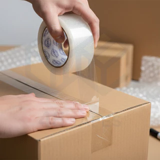 (ม้วนเดี่ยว) เทปใส เทปน้ำตาล 2 นิ้ว 45 หลา OPP tape ปิดกล่อง ติดกล่อง เทปขุ่น สก็อตเทป