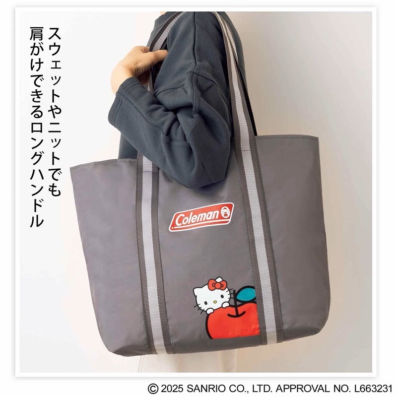 Coleman x Hello Kitty x InRed Magazine กระเป๋าสะพายข้างขนาดใหญ่