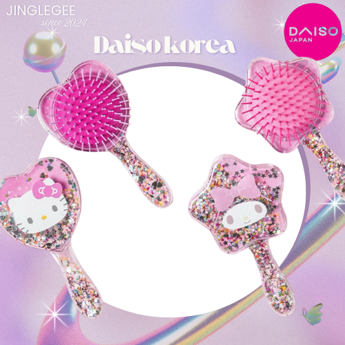 Daiso korea คอลใหม่ หวี Hello Kitty, Mymelody Sanrio ไดโซะเกาหลี