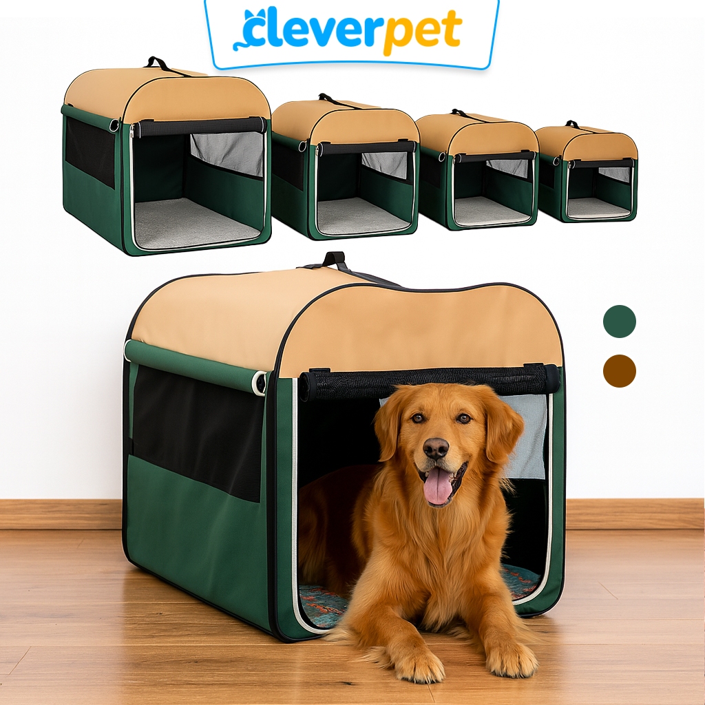[ส่งฟรี🇹🇭] CleverPet คอกสัตว์เลี้ยง กรงสุนัข พับได้ คอกสุนัขพกพา คอกแมว คอกหมา Pet Kennel
