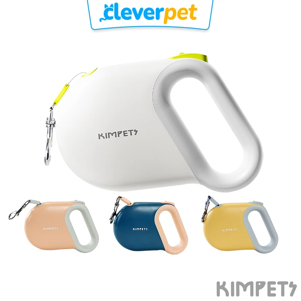 [ส่งฟรี🇹🇭] Kimpets สายจูงสปริง ยาว 5 เมตร สายจูงยืดหด สุนัข แมว พกพาง่าย Dog Leash CleverPet