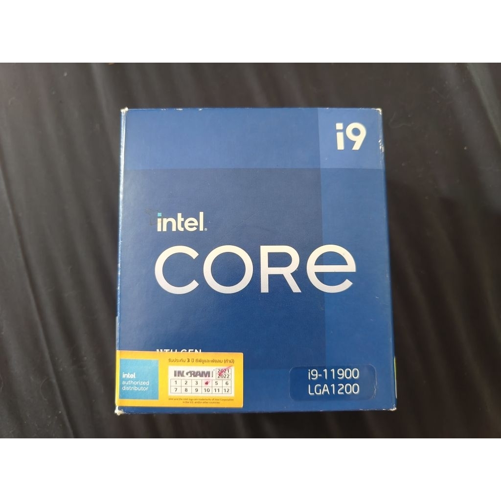 CPU Intel i9-11900 อุปกรณ์ครบกล่อง