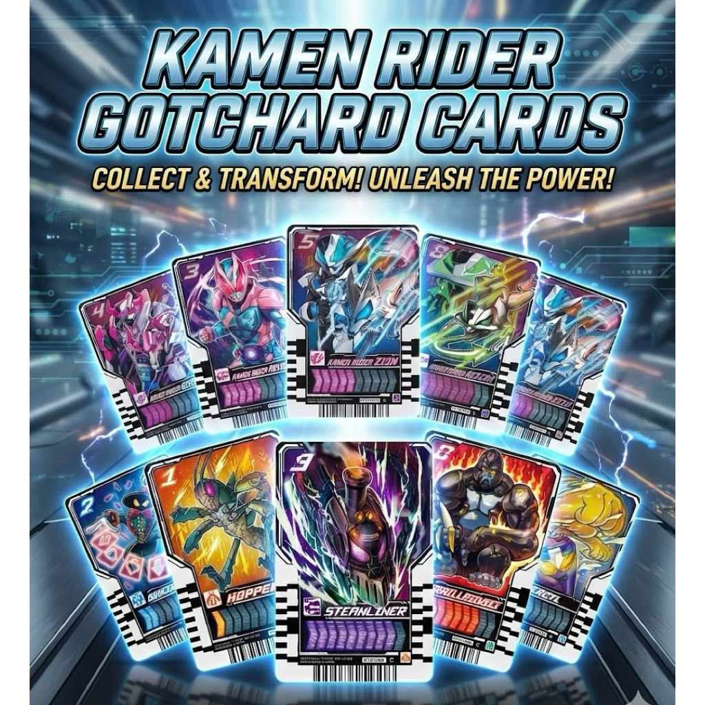 Kamen Rider Gotchard Ride Chemy Card Common | การ์ดคาเมนไรเดอร์ก็อตชาร์ต