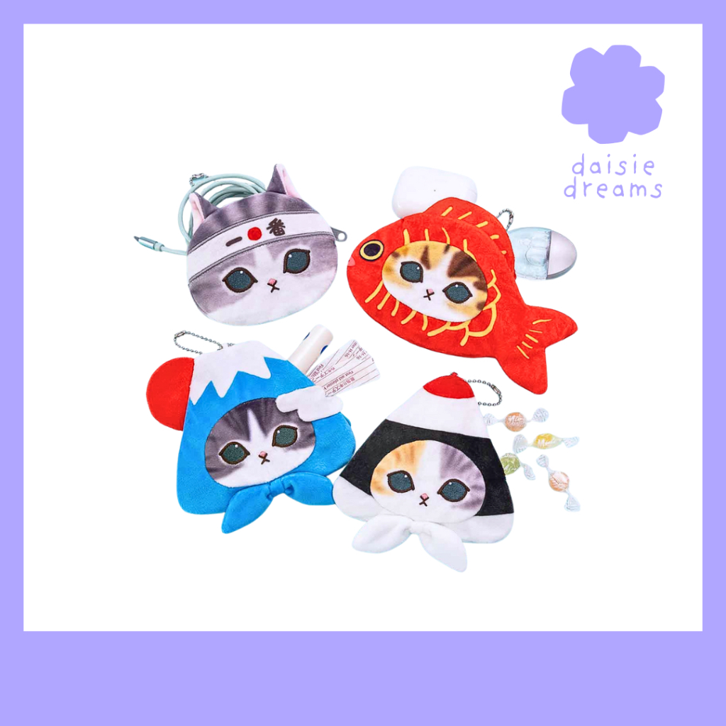 [พร้อมส่ง] Mofusand 🐱 Secret Face Pouch 🇯🇵 กระเป๋าใส่เหรียญ แบบสุ่มลาย
