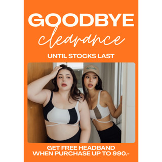(ลดสูงสุด50%🖤GOODBYESALE🖤จนกว่าสินค้าจะหมด)Twotone Sportbra …