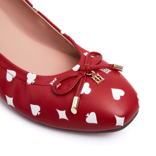 O&B รองเท้าหนังแกะ รุ่น AUDREY POKER IN RED DIAMOND-11280SS11713F_H5REXX