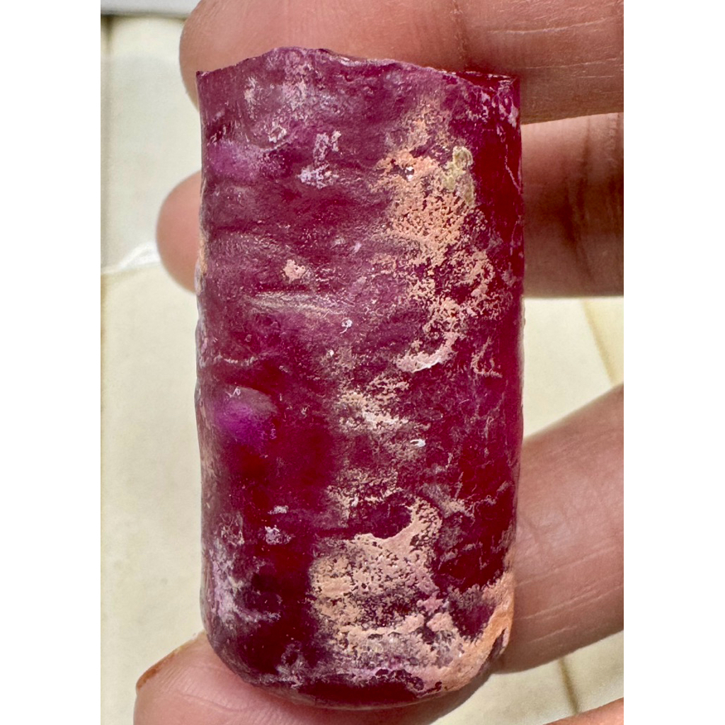 Ruby Rough Chatam 32gram Lab Grown 44x24gram