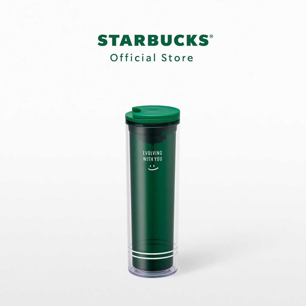 Starbucks Evolving Connected In Green Tumbler 16oz. ทัมเบลอร์สตาร์บัคส์พลาสติก ขนาด 16ออนซ์ A11170026