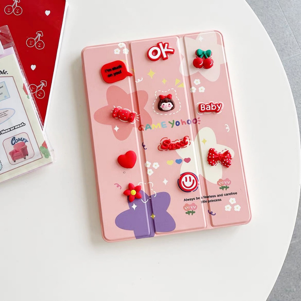 010.เคสฝาพับ เคส สำหรับ Redmi Pad Pro 12.1 Pad SE  8.7 Pad 2 2025  มีช่องใส่ปากกา เคสหนัง เคสกันกระแทก Smart Case