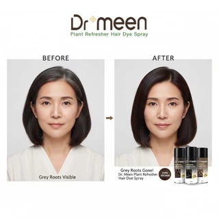 สเปรย์ปิดผมบาง ปิดสีผม2in1 จบปัญหาหัวล้าน ผมบาง [2แถม1] Dr.meen Plant refreshe
