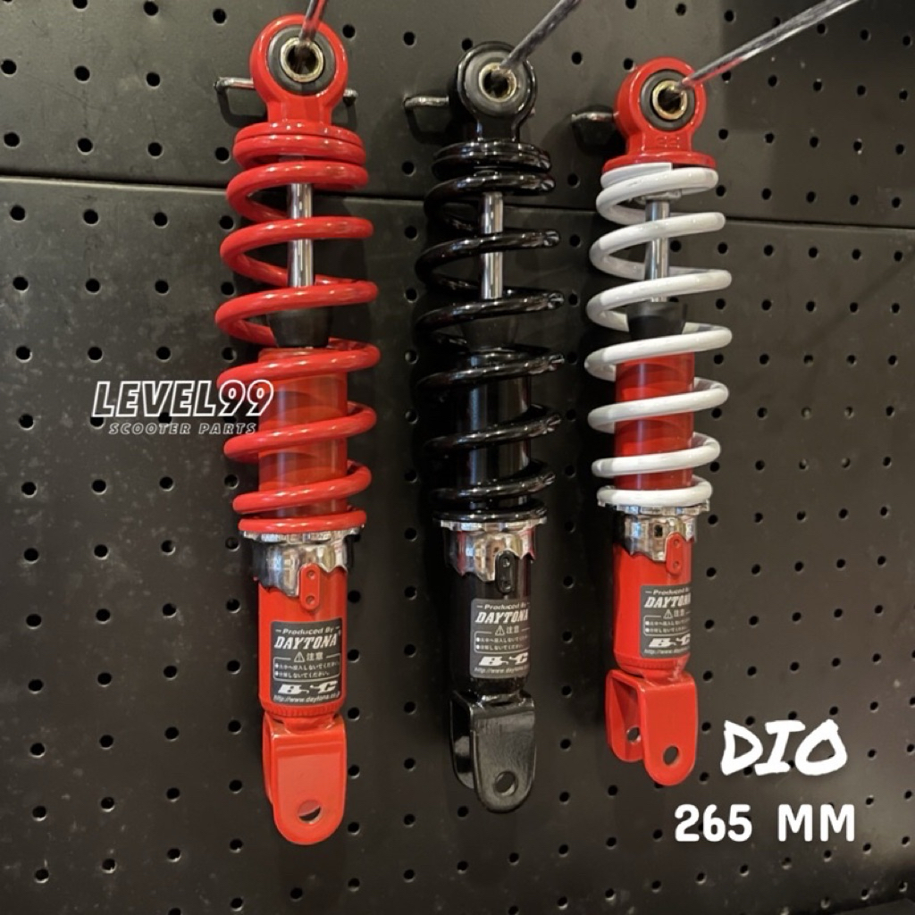 โช๊คหลังDaytona 265mm สูงเท่าเดิม Dio Giorno Julio