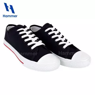 Hammer รองเท้าผ้าใบ รองเท้าลำลอง แบบผูกเชือก V-003