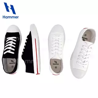 Hammer รองเท้าผ้าใบ รองเท้าลำลอง แบบผูกเชือก V-003