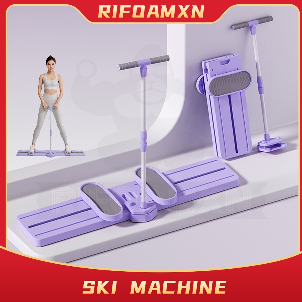 เครื่องสกีอเนกประสงค์ที่ใช้ในบ้าน Ski machineเครื่องฝึกเล่นสกีเงียบในร่ม อุปกรณ์ออกกำลังกายลดไขมัน อุปกรณ์ออกกำลังกายที่