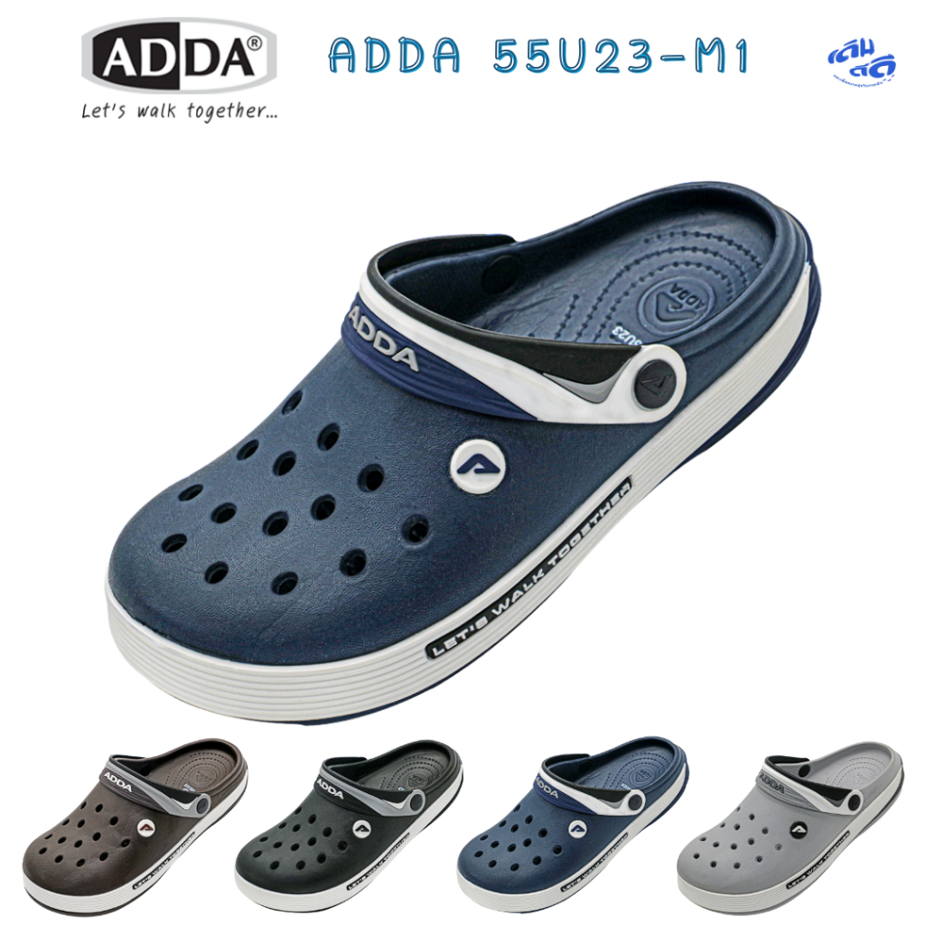 รองเท้าแตะ หัวโต ADDA 55U23-M1 Size 7-10 ของแท้