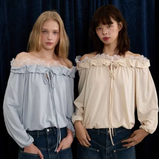 (PAPERS) Gypsy Vanner Off-Shoulder Top