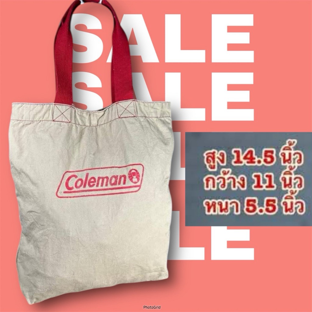 กระเป๋าผ้าแคนวาส Coleman (Coleman Canvas Tote)