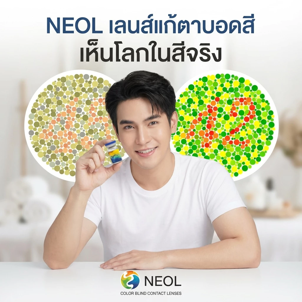 ตาบอดสี NEOL รายปี รับประกันชัด 100%
