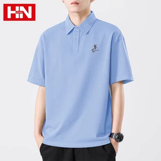 HYPNOS Polo Shirt H Collection 9001-F ผ้าหนาทรงสวย ใส่ได้ทั้งชายหญิง ทรงหลวมสบาย รีดง่าย เสื้อยืดโปโลสีพื้น