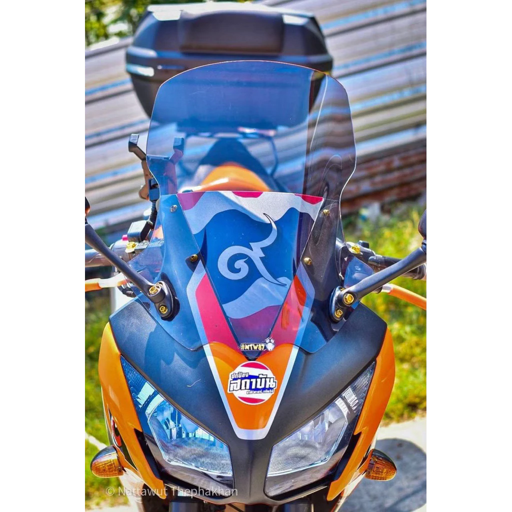 ชิวหน้าcbr300ทรงสูง แปลงใส่ชิวทัวริ่งต้อง เจาะรูเอง thumbnail 4