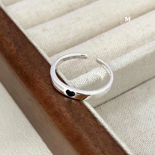 MEET💕แหวนเงิน Girly heart แหวนเพชร แหวนเงินสวยๆ แหวนมงคล แหวนแฟชั่น แหวนแท้ เซตแหวน แหวนผู้หญิง