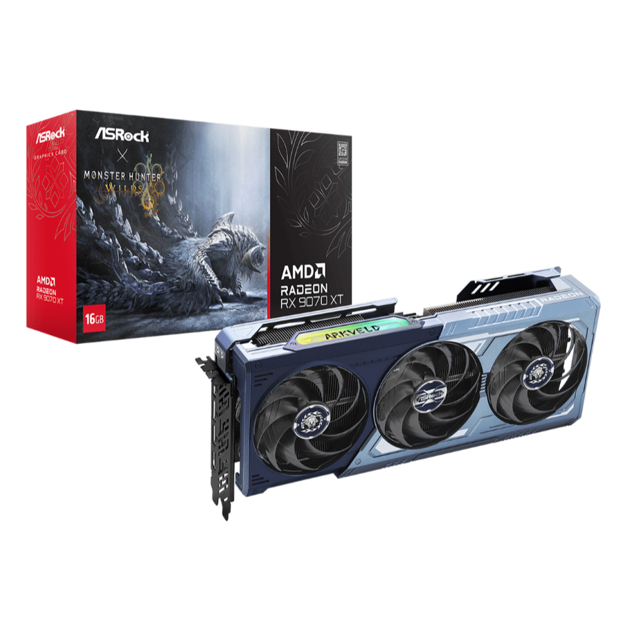 ASROCK Radeon RX 9070 XT Monster Hunter Wilds Edition 16GB (RX9070XT MH 16G)