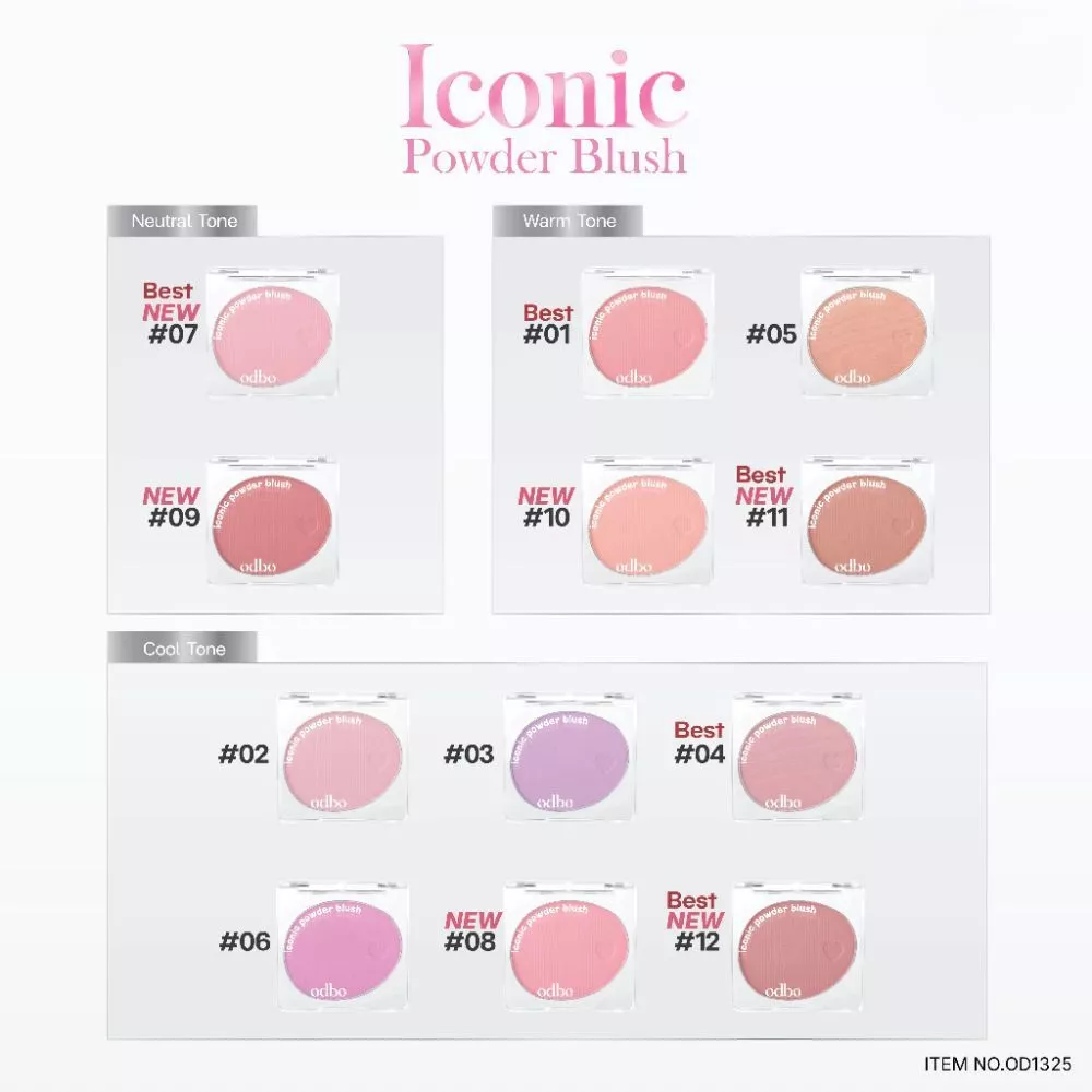 ODBO Iconic Powder Blush 4.2g thumbnail 6